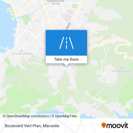 Boulevard Vert-Plan map