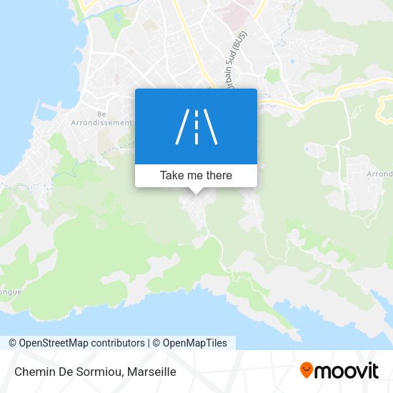 Chemin De Sormiou map