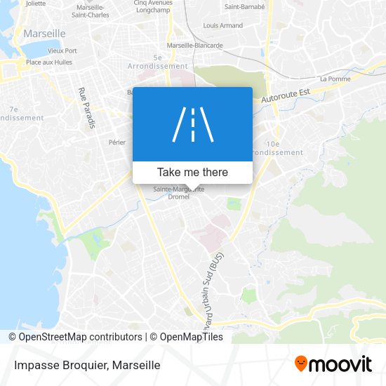 Impasse Broquier map