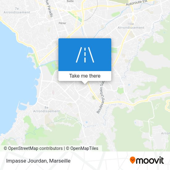 Impasse Jourdan map