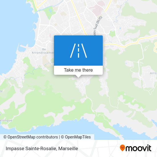 Impasse Sainte-Rosalie map