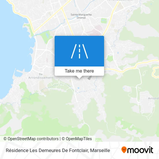 Résidence Les Demeures De Fontclair map