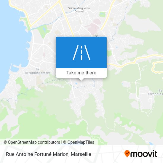 Rue Antoine Fortuné Marion map