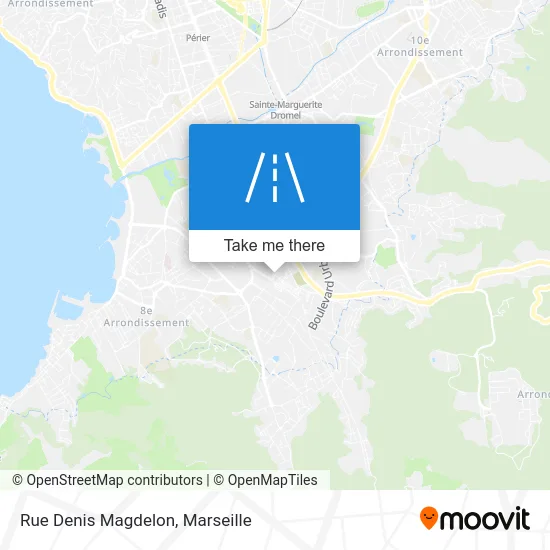 Rue Denis Magdelon map