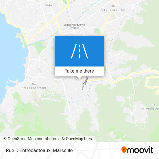 Rue D'Entrecasteaux map