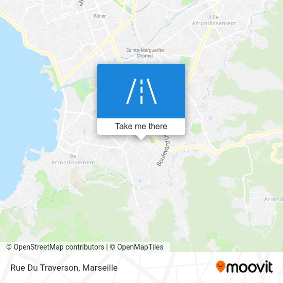 Rue Du Traverson map