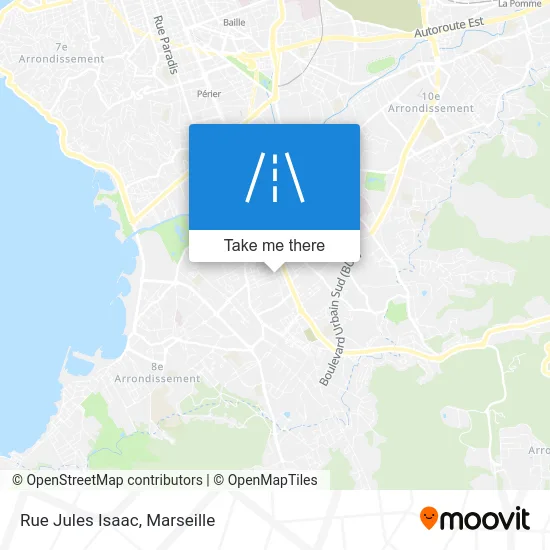 Rue Jules Isaac map