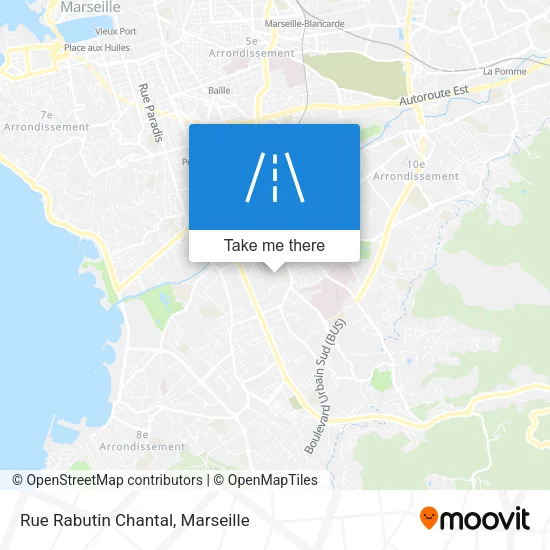 Rue Rabutin Chantal map