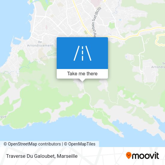 Traverse Du Galoubet map