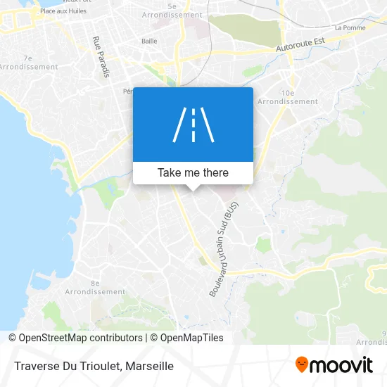 Traverse Du Trioulet map