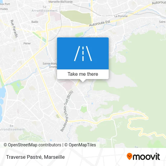 Traverse Pastré map