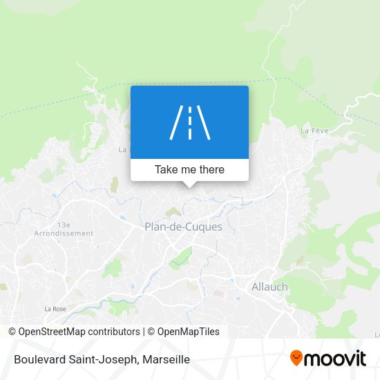 Boulevard Saint-Joseph map