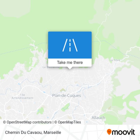 Chemin Du Cavaou map