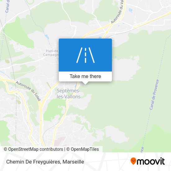 Chemin De Freyguières map