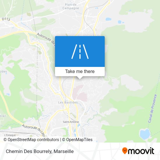 Chemin Des Bourrely map