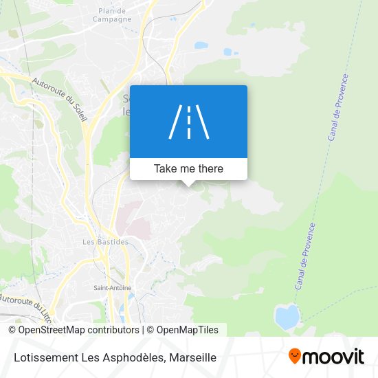Lotissement Les Asphodèles map