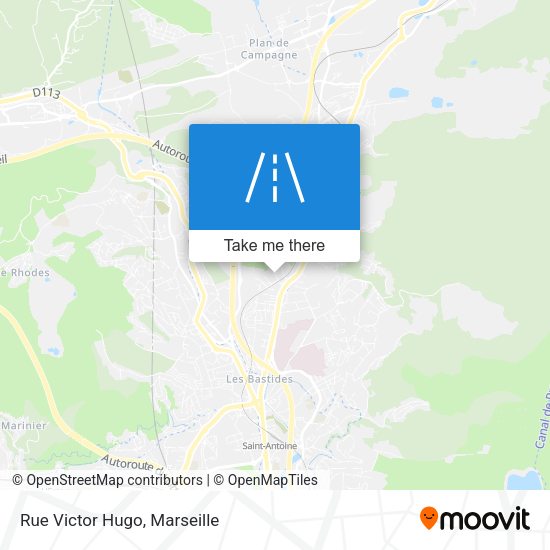 Rue Victor Hugo map