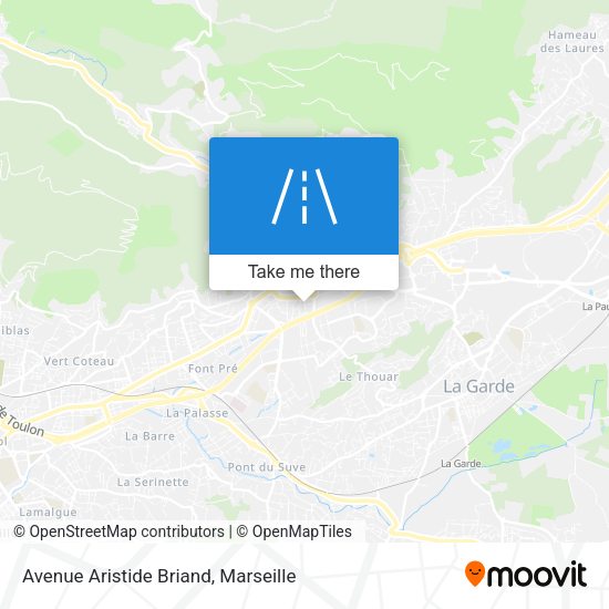 Avenue Aristide Briand map