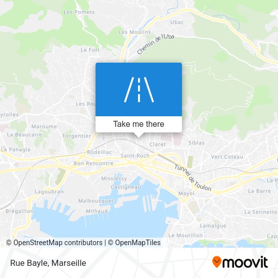 Rue Bayle map
