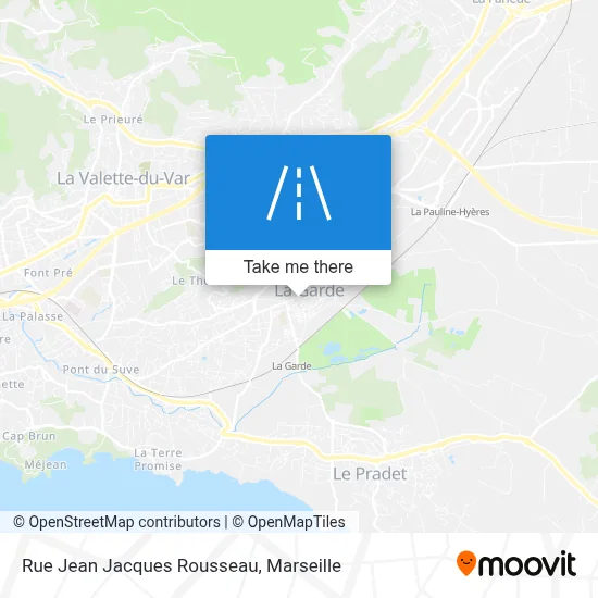 Rue Jean Jacques Rousseau map