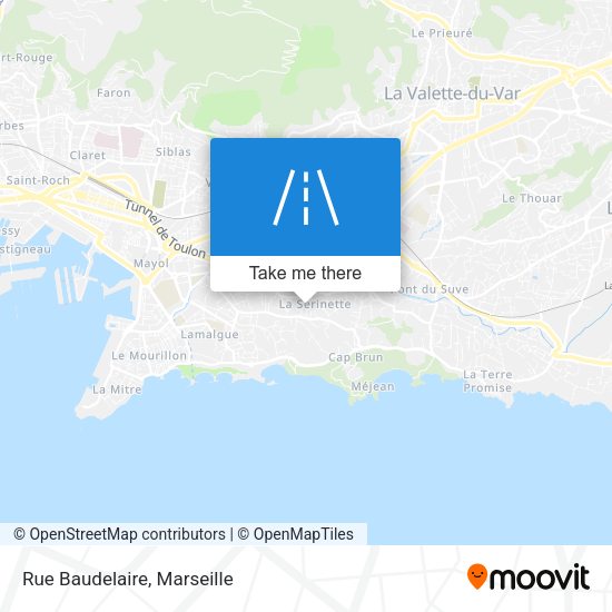 Rue Baudelaire map
