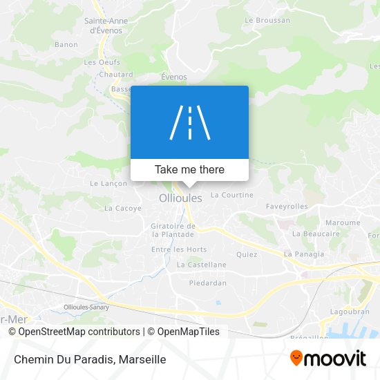 Chemin Du Paradis map