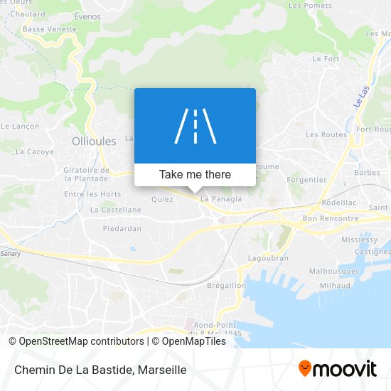 Chemin De La Bastide map