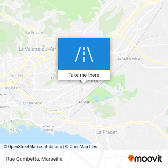 Rue Gambetta map