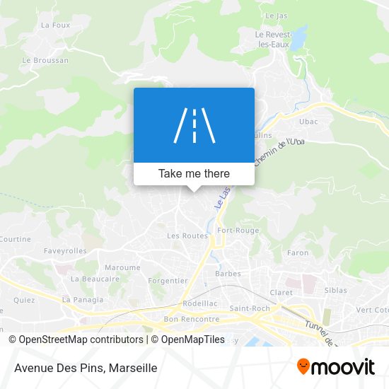 Avenue Des Pins map