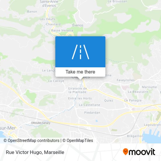 Rue Victor Hugo map