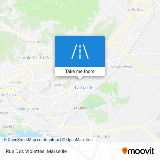 Rue Des Violettes map