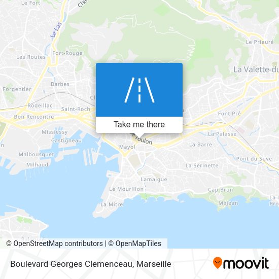 Boulevard Georges Clemenceau map