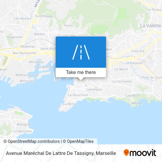 Avenue Maréchal De Lattre De Tassigny map