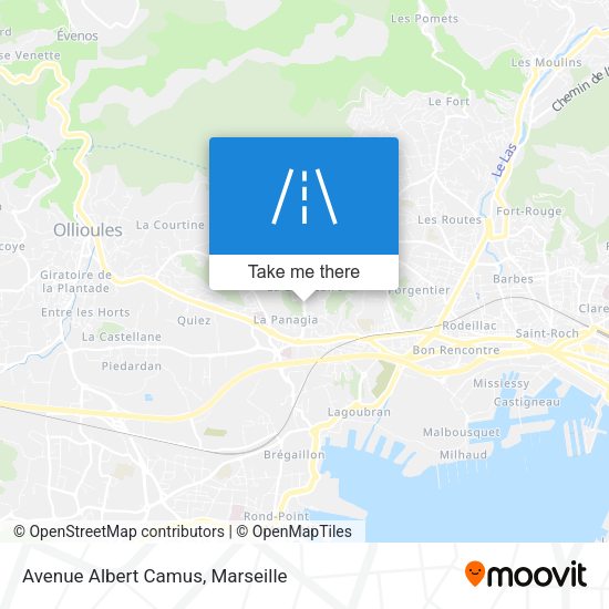 Avenue Albert Camus map