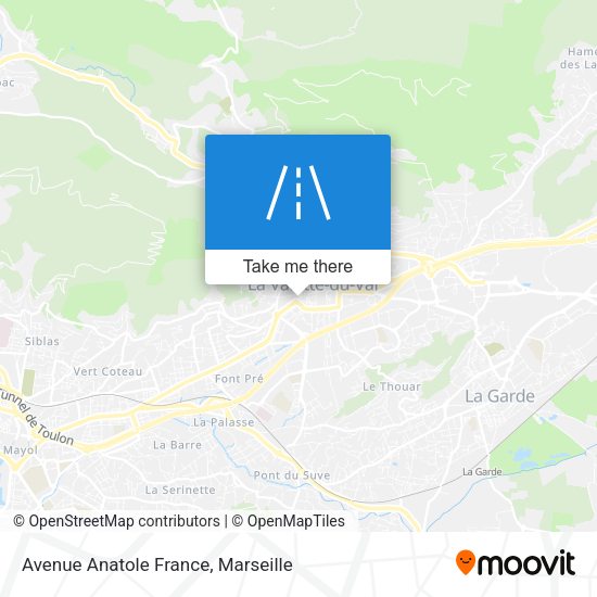 Avenue Anatole France map