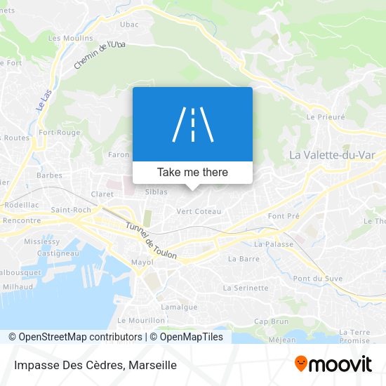 Impasse Des Cèdres map