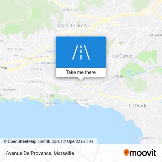 Avenue De Provence map