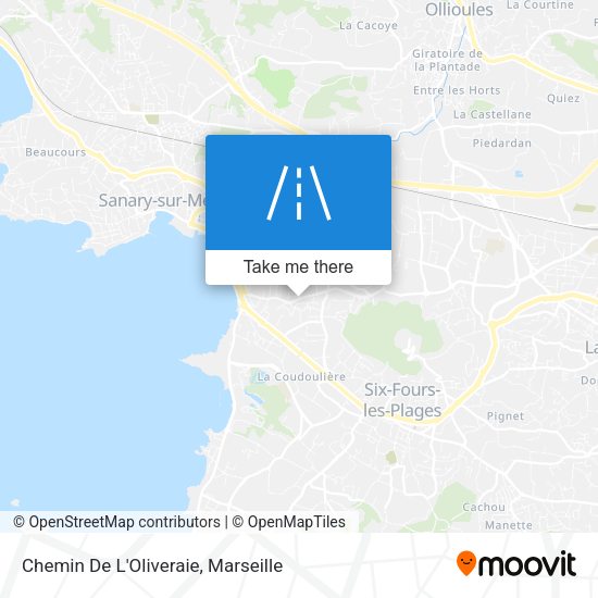 Chemin De L'Oliveraie map