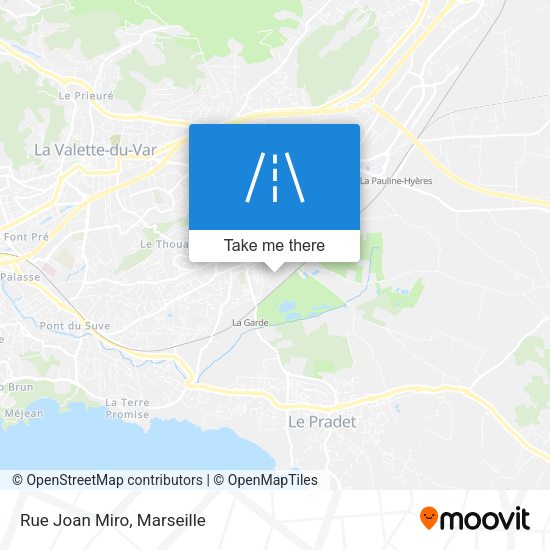 Rue Joan Miro map