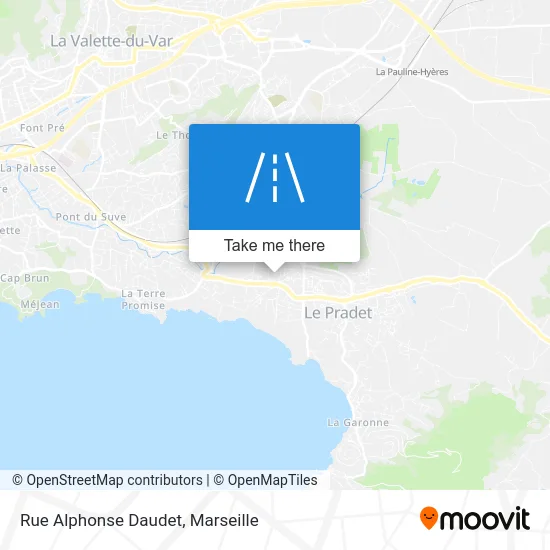 Rue Alphonse Daudet map