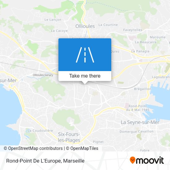 Rond-Point De L'Europe map