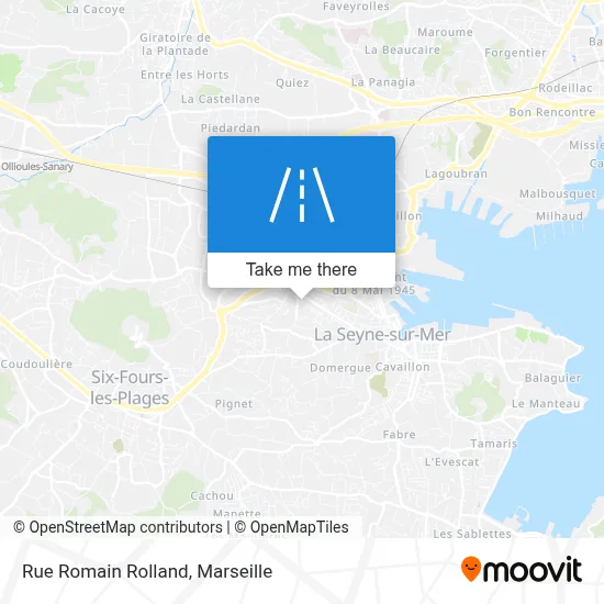 Rue Romain Rolland map