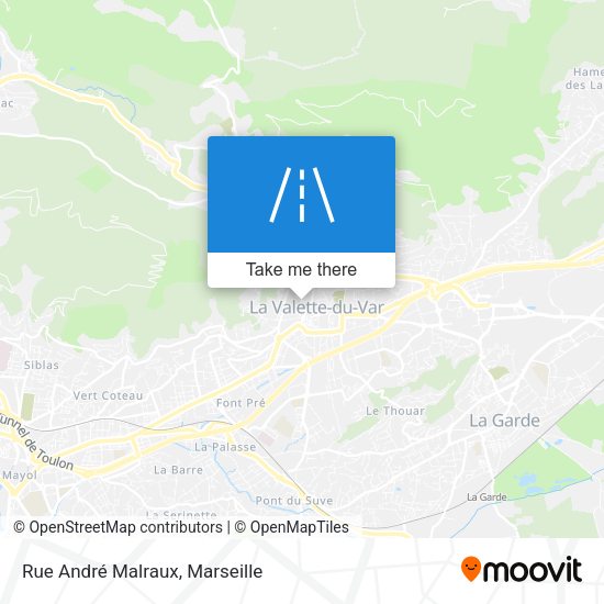 Rue André Malraux map