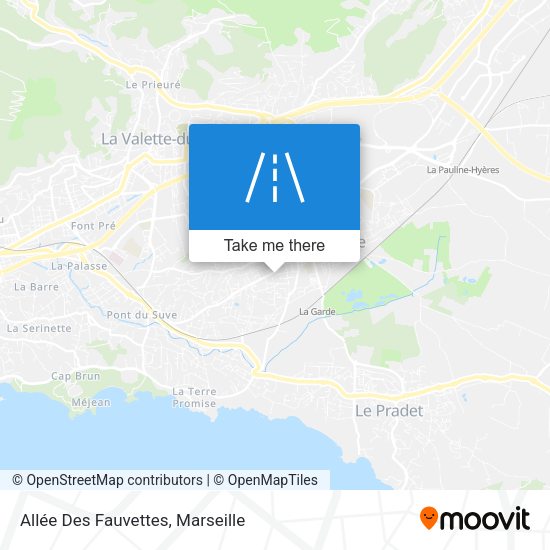 Allée Des Fauvettes map