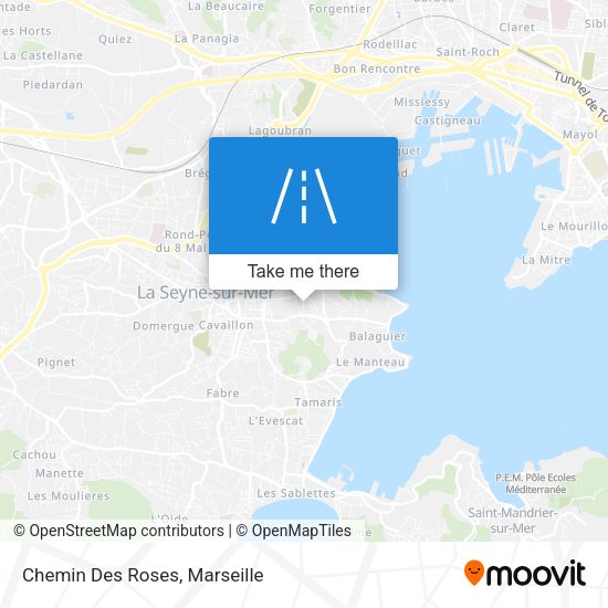Chemin Des Roses map