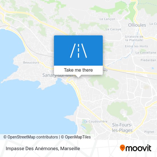 Impasse Des Anémones map