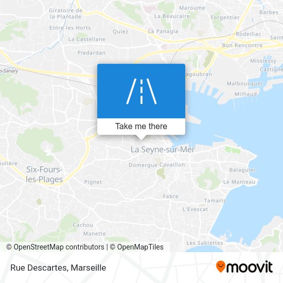 Rue Descartes map