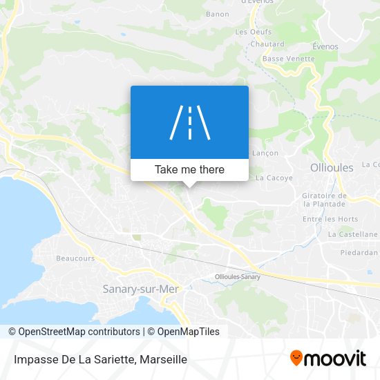 Impasse De La Sariette map