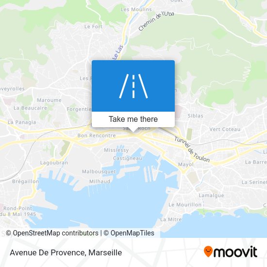 Avenue De Provence map