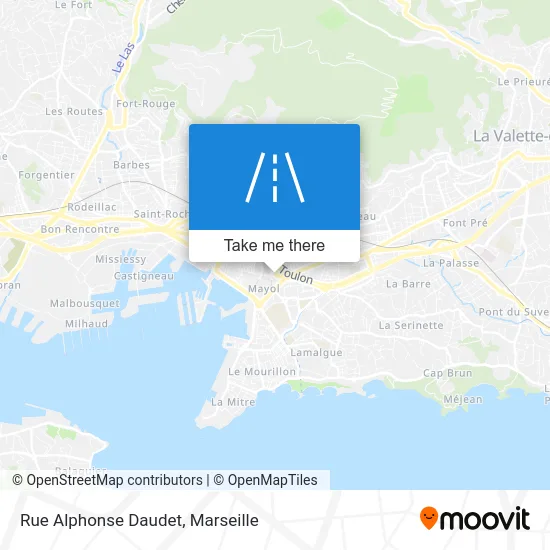 Rue Alphonse Daudet map